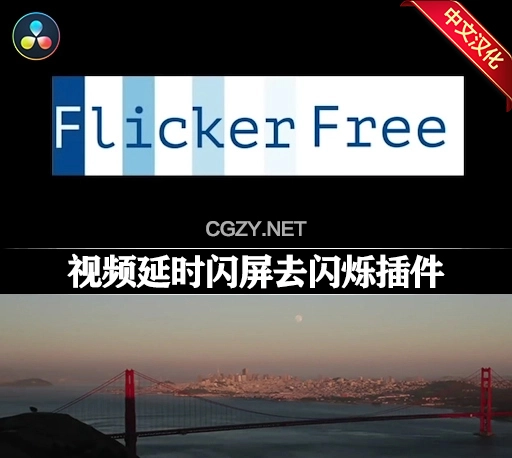 中文汉化-达芬奇去闪烁插件 Digital Anarchy Flicker Free v2.2.3 Win-CG资源网