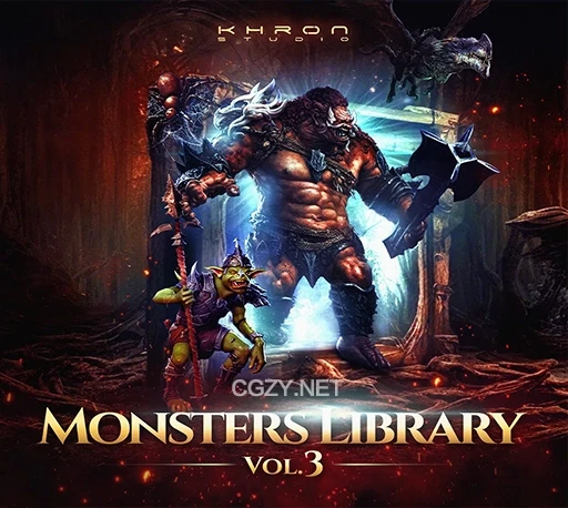 奇幻游戏飞龙巨魔怪物嘶吼音效素材 Khron Studio Monster Library Vol 3-CG资源网 奇幻游戏飞龙巨魔怪物嘶吼音效素材 Khron Studio Monster Library Vol 3-CG资源网
