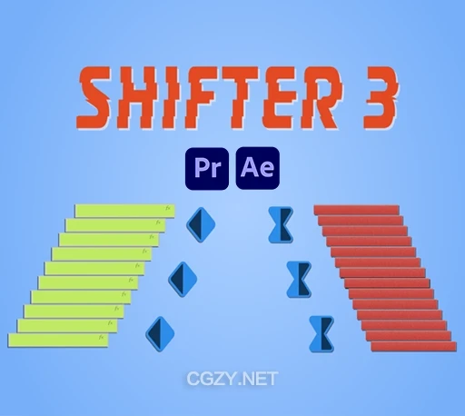 AE/PR脚本|快速关键帧图层素材自动排列移动调整工具 Shifter V3.0.0 + 使用教程-CG资源网 AE/PR脚本|快速关键帧图层素材自动排列移动调整工具 Shifter V3.0.0 + 使用教程-CG资源网