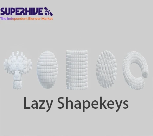 Blender形态键文件夹管理插件 Lazy Shapekeys v1.0.72-CG资源网 Blender形态键文件夹管理插件 Lazy Shapekeys v1.0.72-CG资源网