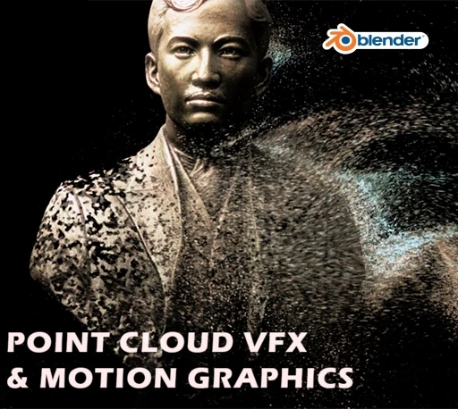 Blender插件|三维模型粒子消散效果 Point Animate by Kiri Engine v1.0.2-CG资源网 Blender插件|三维模型粒子消散效果 Point Animate by Kiri Engine v1.0.2-CG资源网