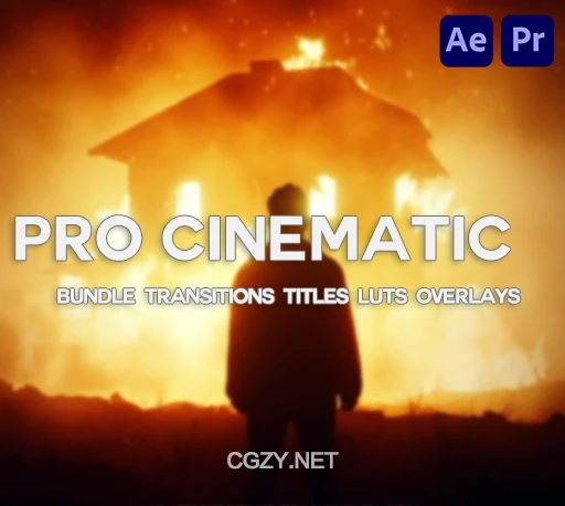 AE/PR模板|电影字幕标题转场调色预设电影级视觉 Pro Cinematic Bundle-CG资源网 AE/PR模板|电影字幕标题转场调色预设电影级视觉 Pro Cinematic Bundle-CG资源网