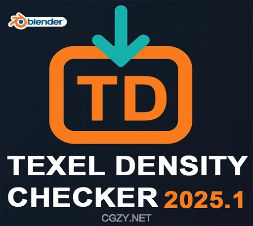 Blender插件|贴图大小密度分布控制工具 Texel Density Checker 2025.1.0-CG资源网 Blender插件|贴图大小密度分布控制工具 Texel Density Checker 2025.1.0-CG资源网