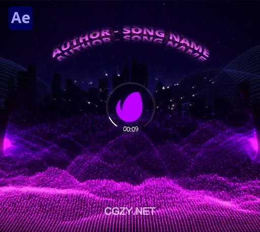AE模板|炫酷LOGO标志音频可视化动画 Audio React Spectrum Music Visualizer-CG资源网 AE模板|炫酷LOGO标志音频可视化动画 Audio React Spectrum Music Visualizer-CG资源网