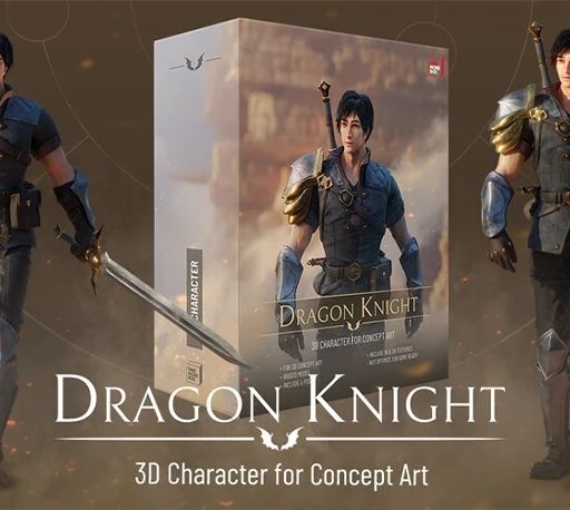 龙骑士人物3D角色模型 Dragon Knight – 3D Character for Concept Art-CG资源网 龙骑士人物3D角色模型 Dragon Knight – 3D Character for Concept Art-CG资源网