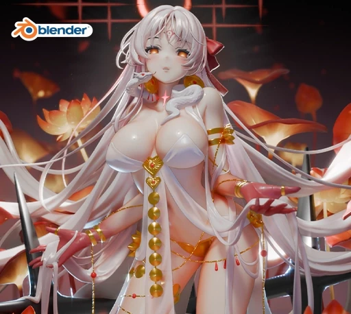 Blender女性角色“杜尔迦”高精度3D模型 Durga-CG资源网 Blender女性角色“杜尔迦”高精度3D模型 Durga-CG资源网