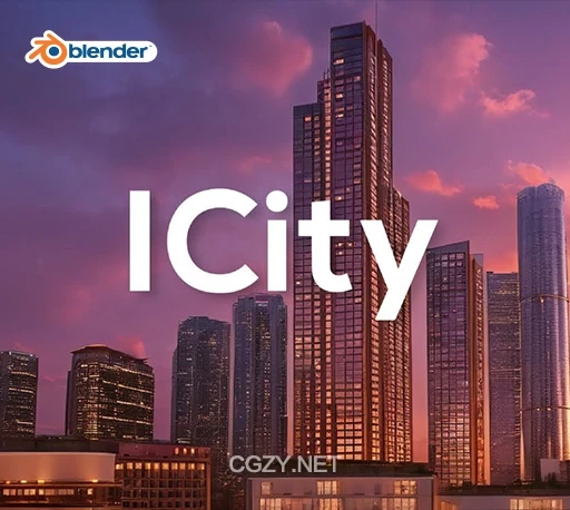 Blender程序化城市建筑道路资产预设一键生成插件 ICity V1.7.1 | City Generator Addon + 使用教程-CG资源网 Blender程序化城市建筑道路资产预设一键生成插件 ICity V1.7.1 | City Generator Addon + 使用教程-CG资源网