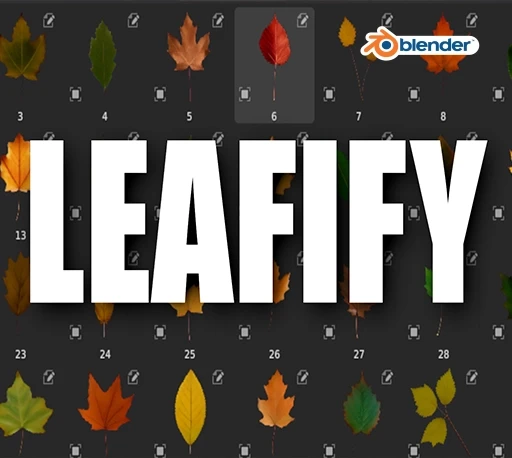 Blender树叶资产预设 Leafify – 40 Leaf/Leaves Texture Alphas-CG资源网 Blender树叶资产预设 Leafify – 40 Leaf/Leaves Texture Alphas-CG资源网