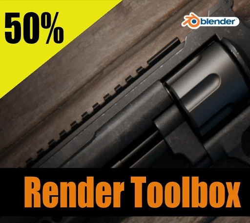 Blender一键HDRI灯光相机特效渲染插件 Render Toolbox V1.2-CG资源网 Blender一键HDRI灯光相机特效渲染插件 Render Toolbox V1.2-CG资源网