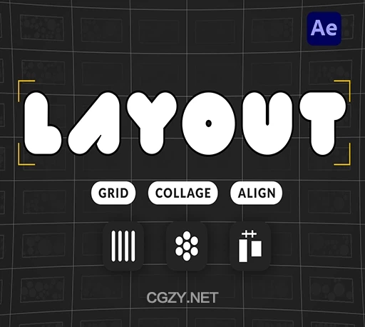 AE网格锚点对齐分布脚本 Layout V1.0.3 + 使用教程-CG资源网 AE网格锚点对齐分布脚本 Layout V1.0.3 + 使用教程-CG资源网